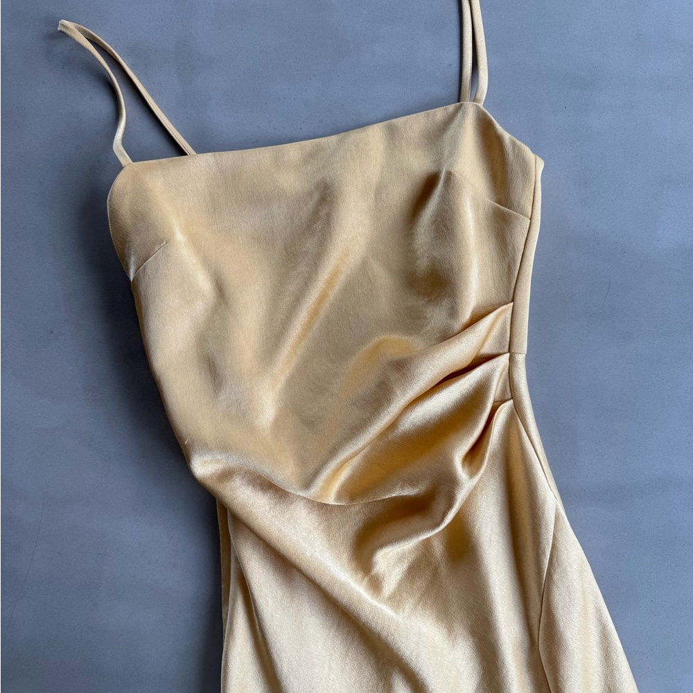 Bec & Bridge Gold Maxi Dress